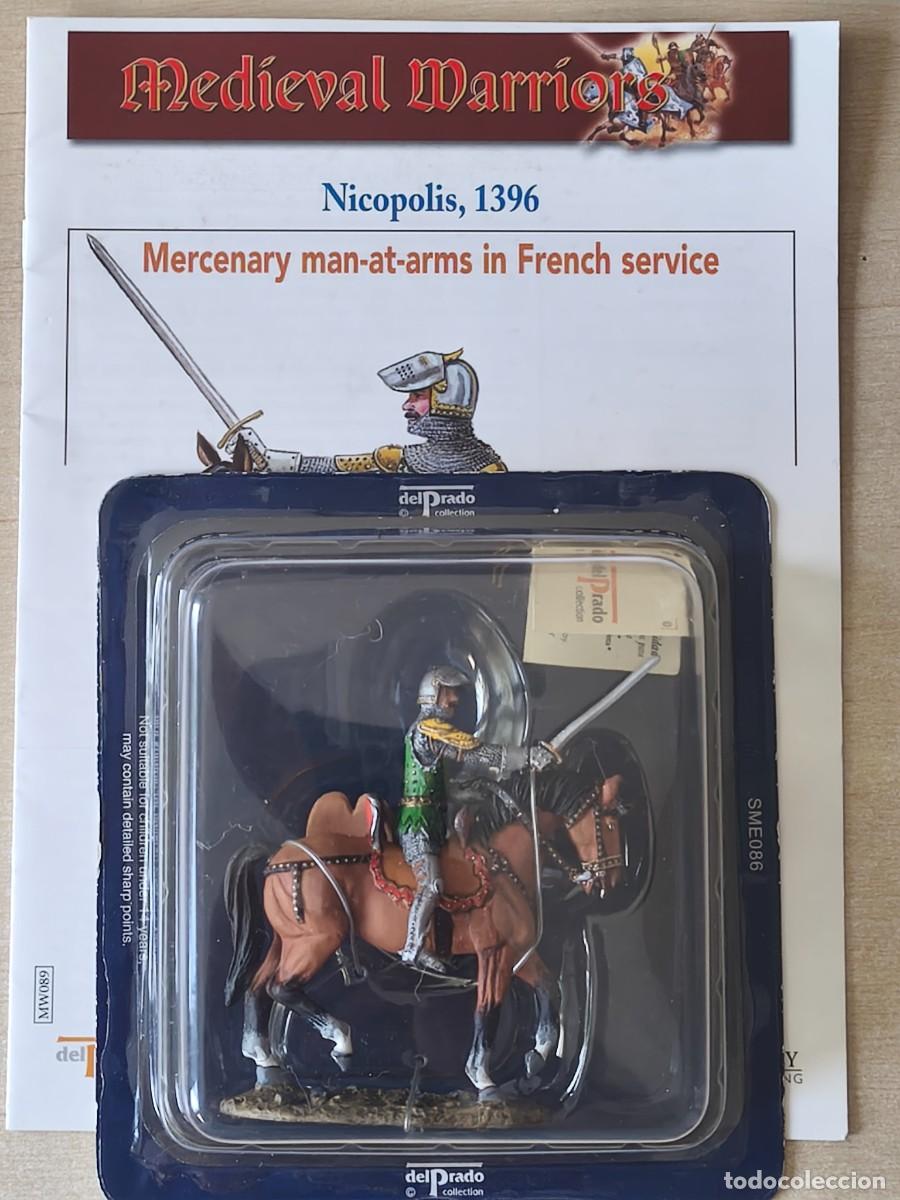 Juguetes antiguos: Caballero Medieval de plomo Nicopolis 1396 Mercenary man-at-arms in French service. Colecci&oacute;n Mediev