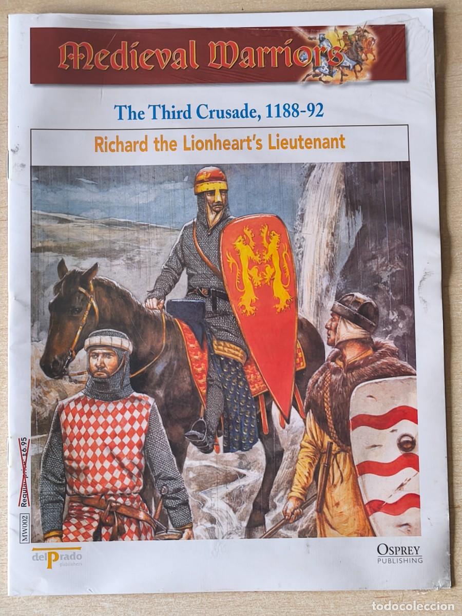 Juguetes antiguos: Fasc&iacute;culo Medieval warriors Richard the Lionheart&acute;s Lieutenant, embolsado, en ingl&eacute;s Osprey Publish