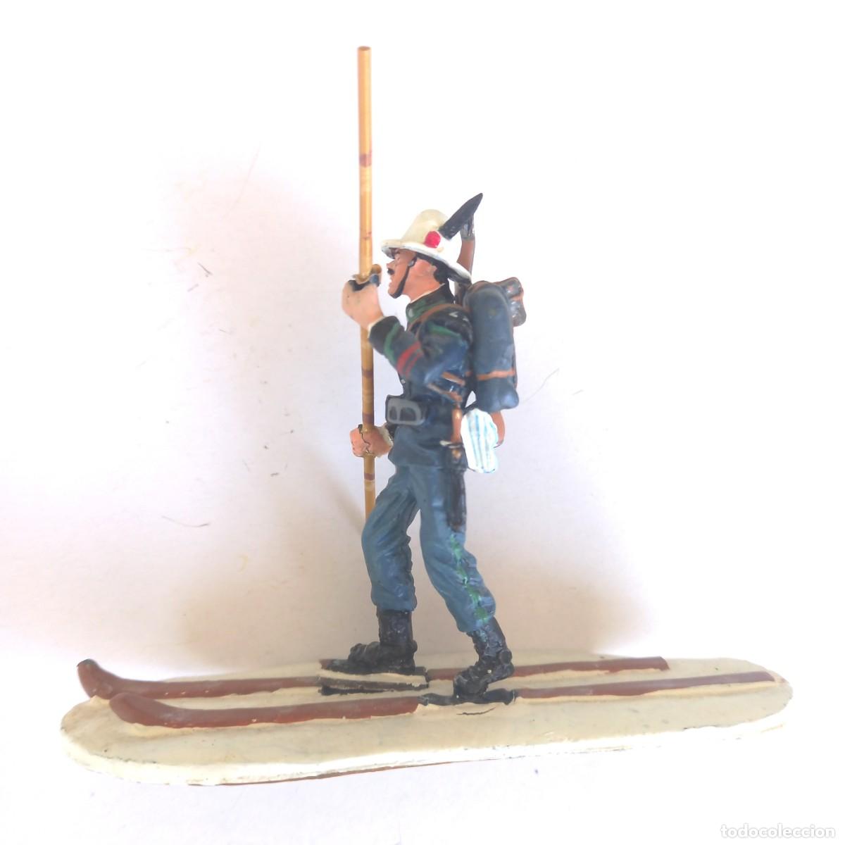 Old Toys: Figura de plomo Esquiador Alpino Italiano a&ntilde;o 1902 ,delPrado