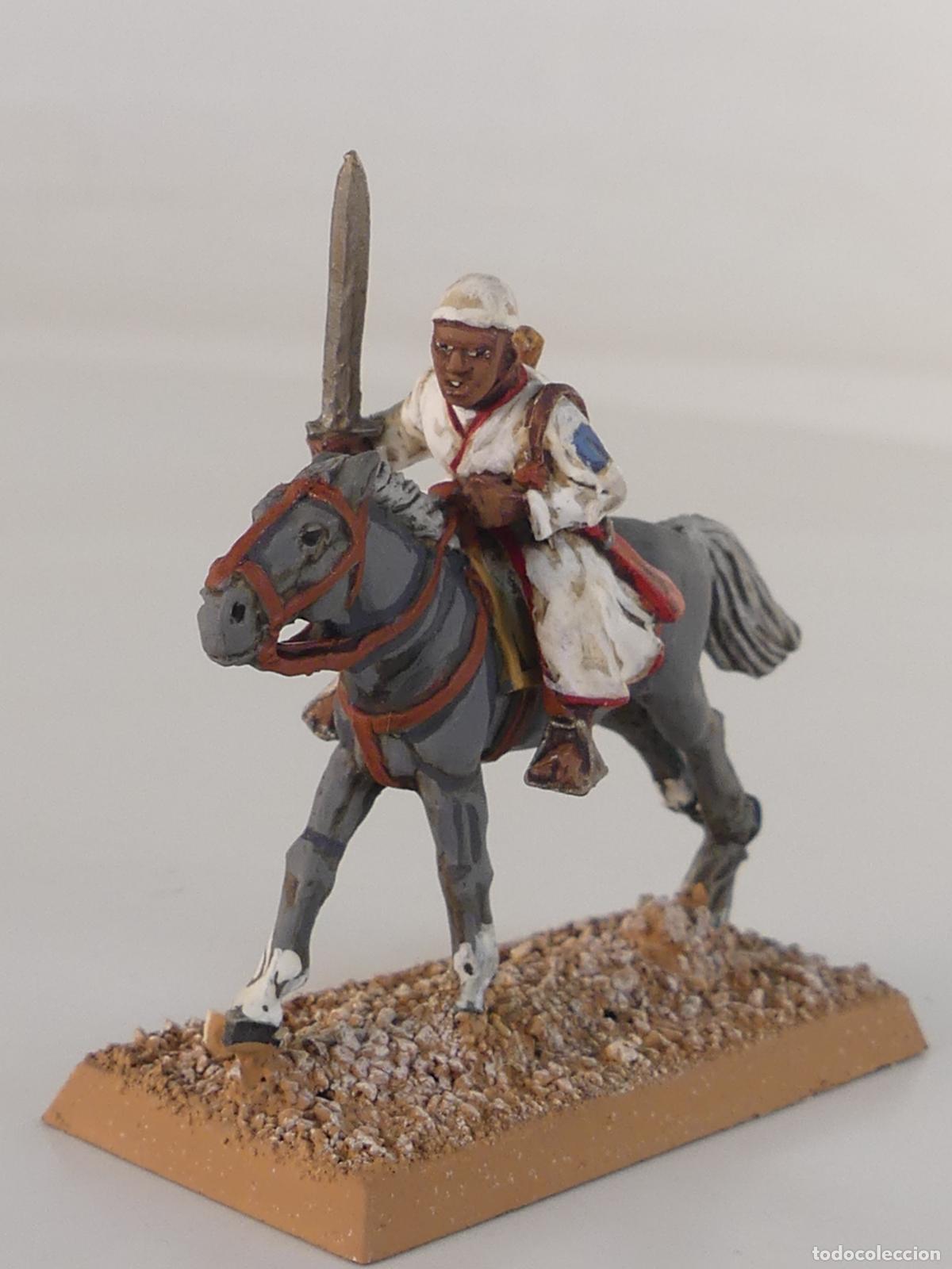 Juguetes antiguos: SOLDADITO DE PLOMO SOBRE CABALLO - OBJETO DE COLECCION--REF:49