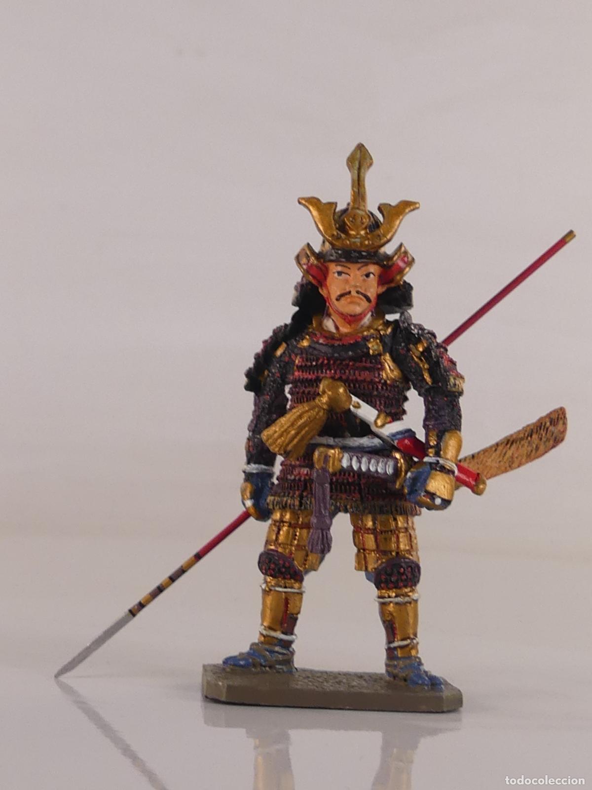Juguetes antiguos: FIGURA DE PLOMO KIKKAWA MOTOHARU-1530-1586 COLLECION DEL PRADO--REF:64