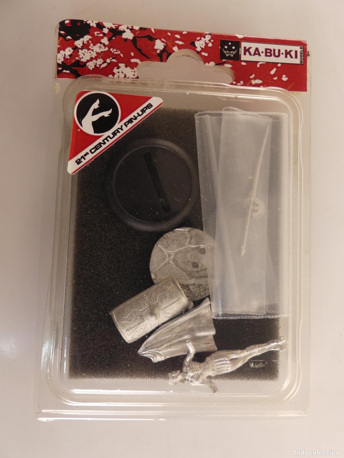 Juguetes antiguos: FIGURA DE PLOMO SIN PINTAR OCTAVIA DE KABUKI MODELS