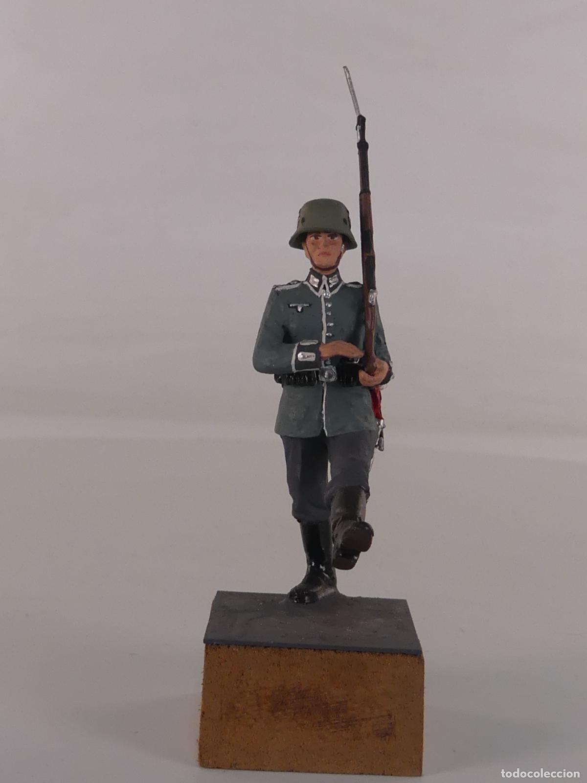 Juguetes antiguos: SOLDADITO DE PLOMO - NAZI - OBJETO DE COLECCION--REF:28