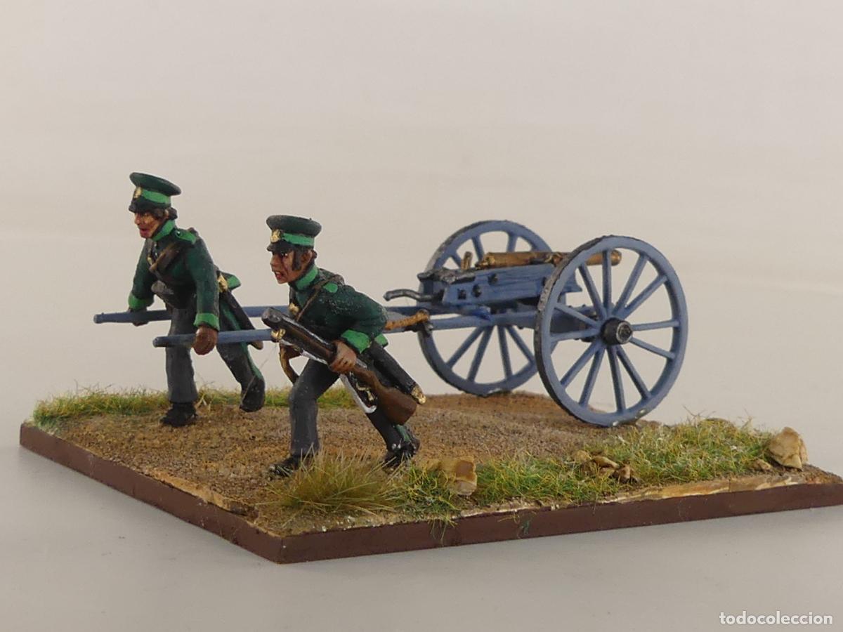 Altes Spielzeug: DIORAMA SOLDADITOS CON CA&Ntilde;ON - OBJETO DE COLECCION--REF:62