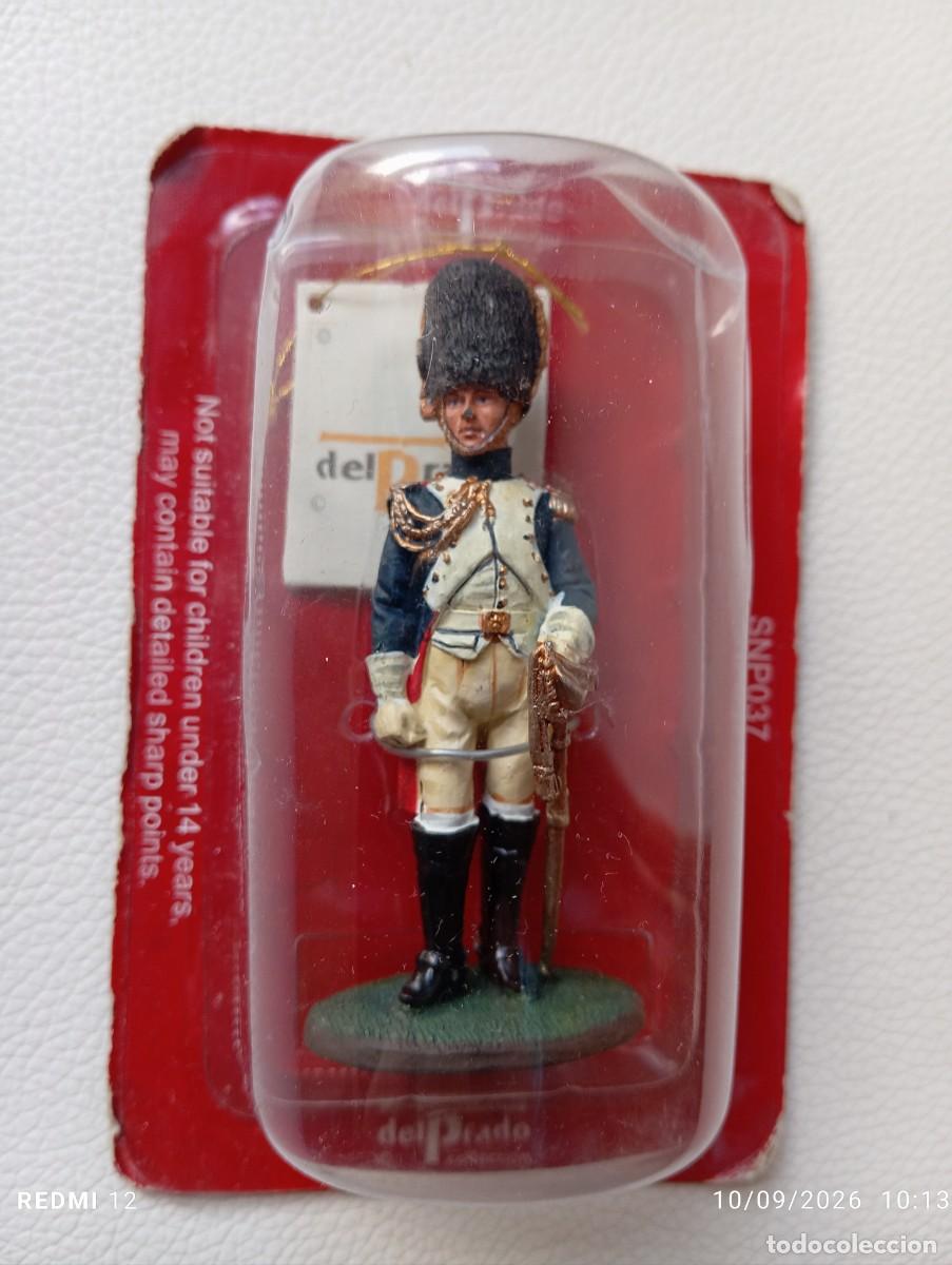 Altes Spielzeug: Soldado de las guerras napoleonicas. Oficial caballer&iacute;a de la guardia francesa 1809-14