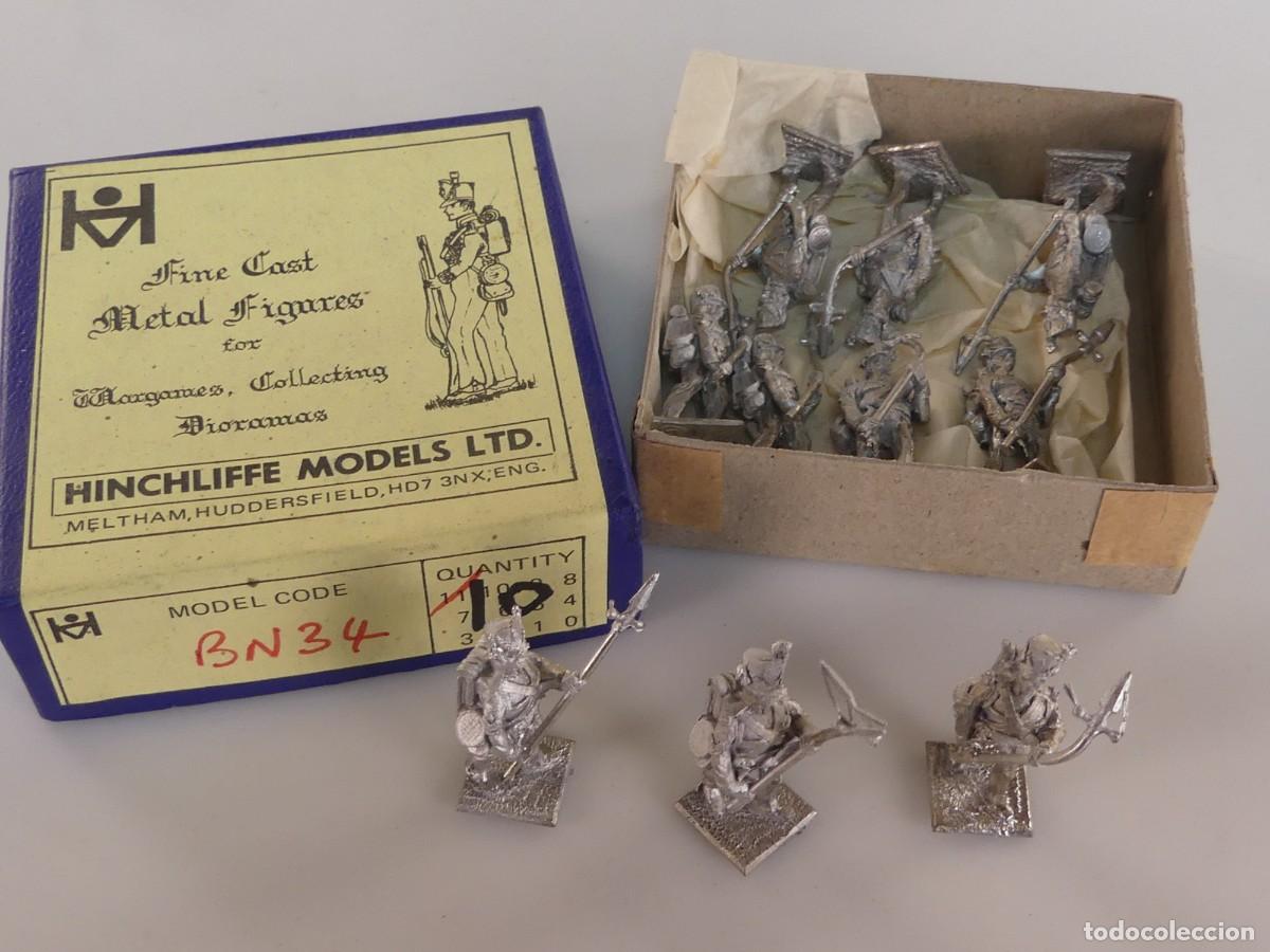 Altes Spielzeug: SOLDADITOS DE PLOMO -10 UNIDADES HINCHLIFFE MODELS CON CAJA