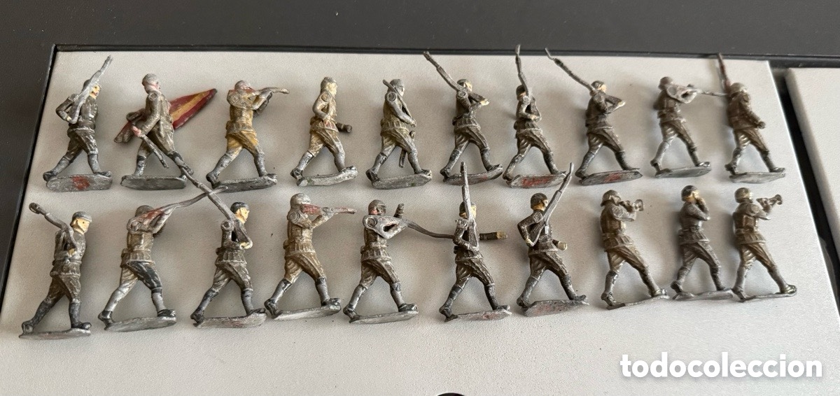 Altes Spielzeug: Soldados de Plomo Guerra. Civil. 5 cm