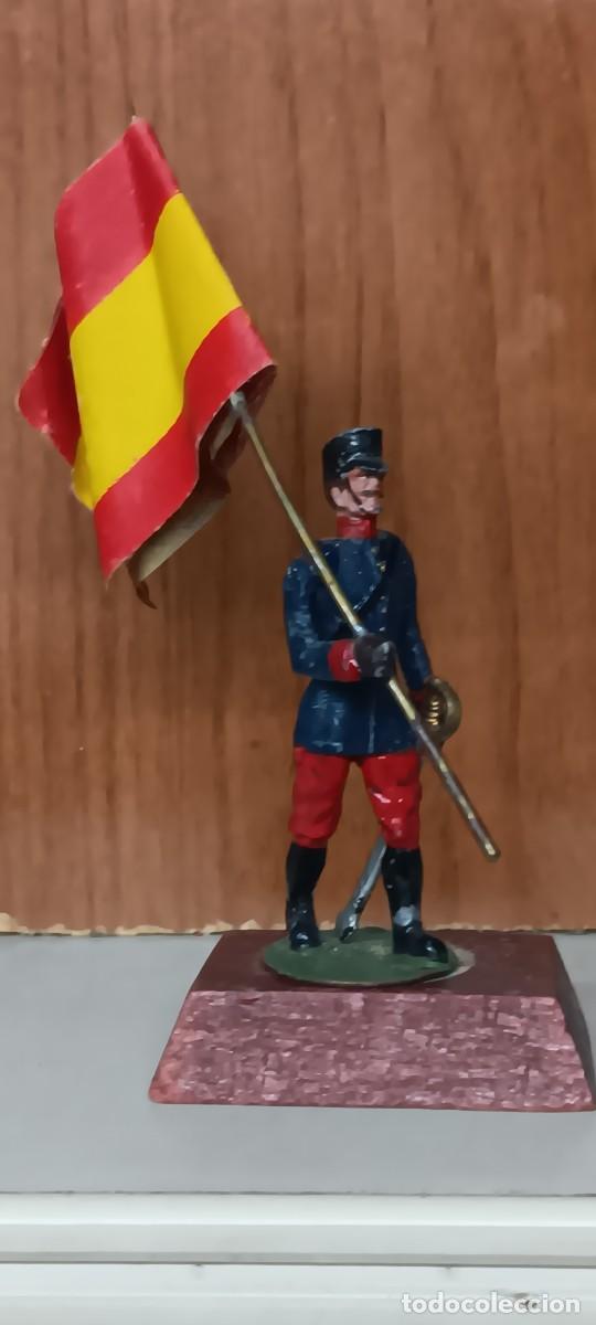 Juguetes antiguos: ABANDERADO INFAN. ESPA&Ntilde;A n&ordm; 250/A SOLDADOS ALYMER
