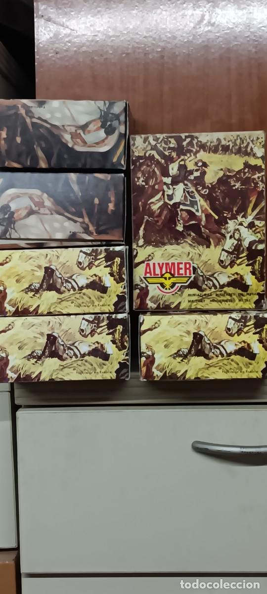 Juguetes antiguos: 6 CAJAS PARA CABALLERIA ALYMER