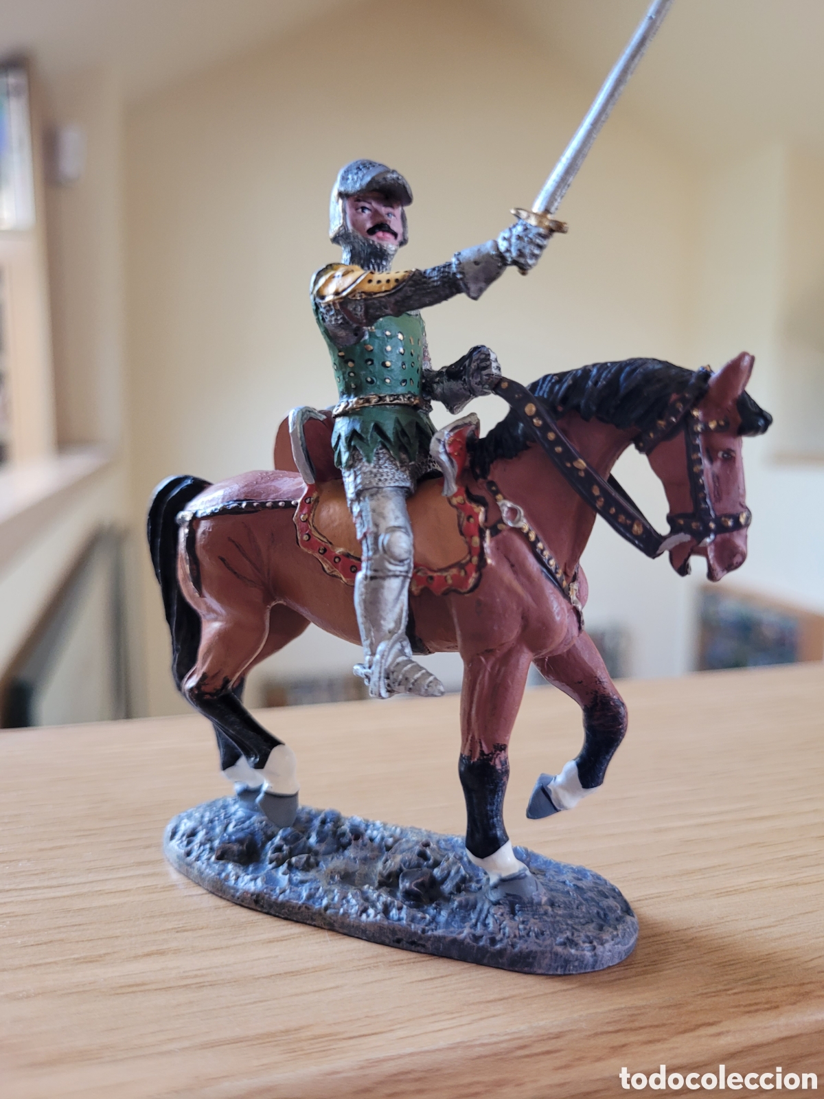 Juguetes antiguos: FIGURA de CABALLERO MEDIEVAL de DEL PRADO : MERCENARIO FRANCES, NICOPOLIS 1396
