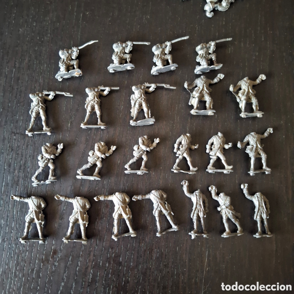 Juguetes antiguos: LOTE 22 SOLDADOS SIN CABEZA Y 55 CABEZAS PARA MONTAR METAL PLOMO - SIN PINTAR NI PULIR