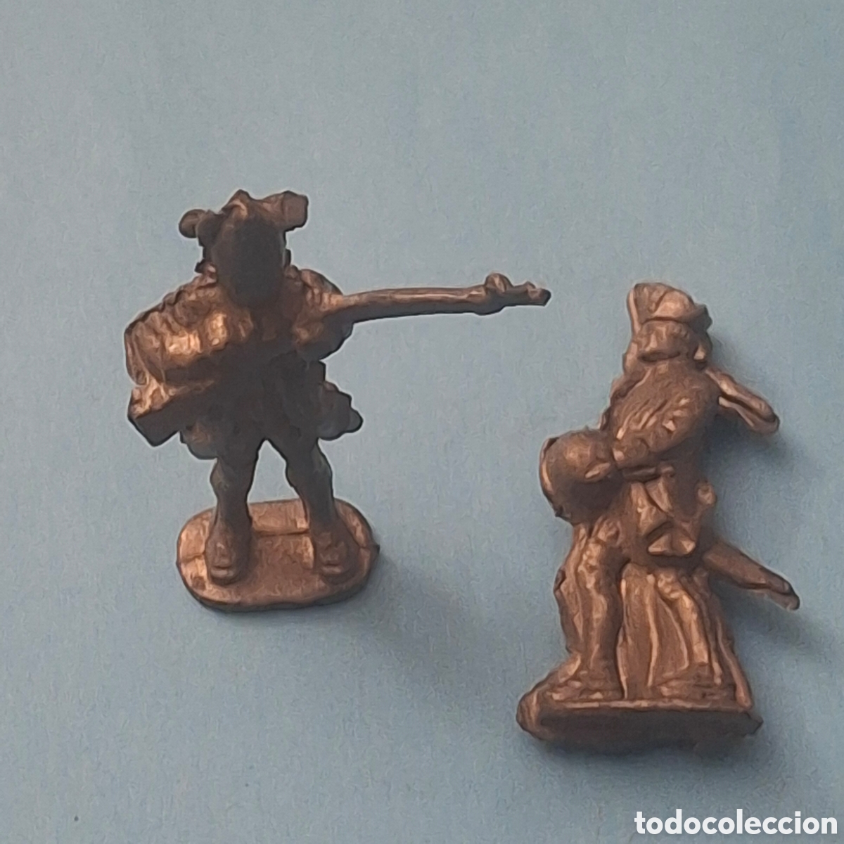 Juguetes antiguos: LOTE 2 SOLDADOS METAL PLOMO SOLDADO - SIN PINTAR NI PULIR - ENTRE 5 Y 6cm.