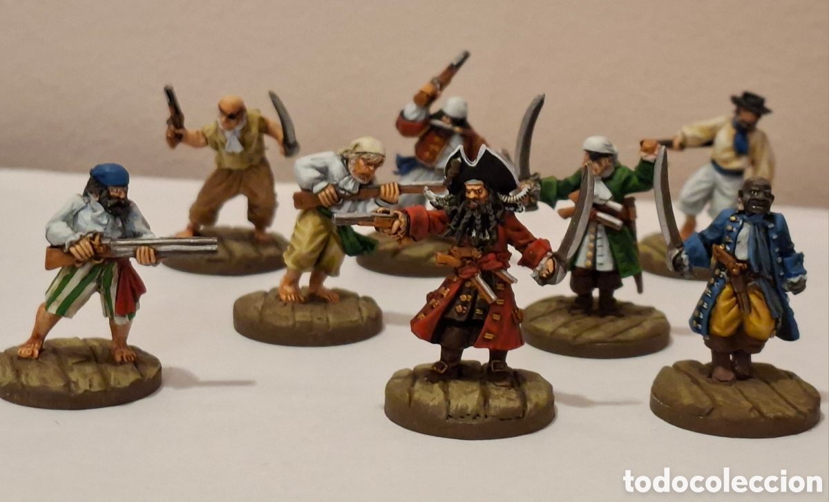 Giochi Antichi: FIGURAS de LOS PIRATAS DE BARBANEGRA (ON THE SEVEN SEAS)