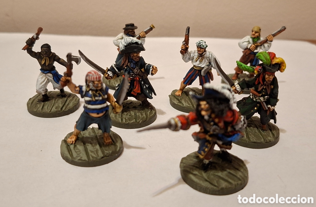 Giochi Antichi: FIGURAS de LOS PIRATAS DEL CAPITAN HOOD (ON THE SEVEN SEAS)