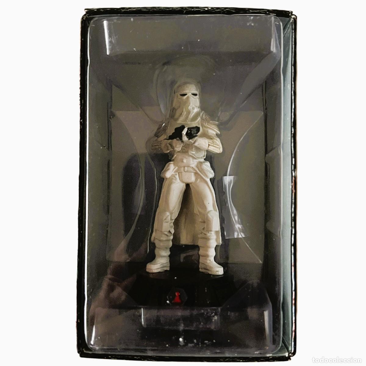 Juguetes antiguos: Soldado Imperial Snow Trooper Pe&oacute;n Negro Figura Ajedrez Star Wars Planeta DeAgostini Eaglemoss 1:24