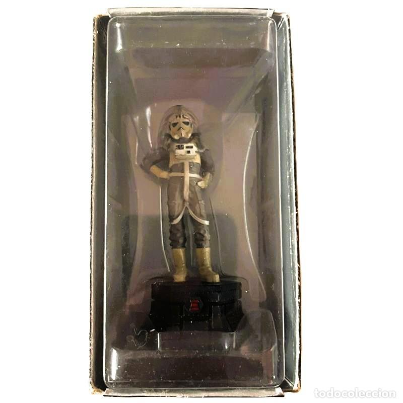 Juguetes antiguos: Soldado Imperial Piloto AT-AT Pe&oacute;n Negro Figura Ajedrez Star Wars Planeta DeAgostini Eaglemoss 1:24