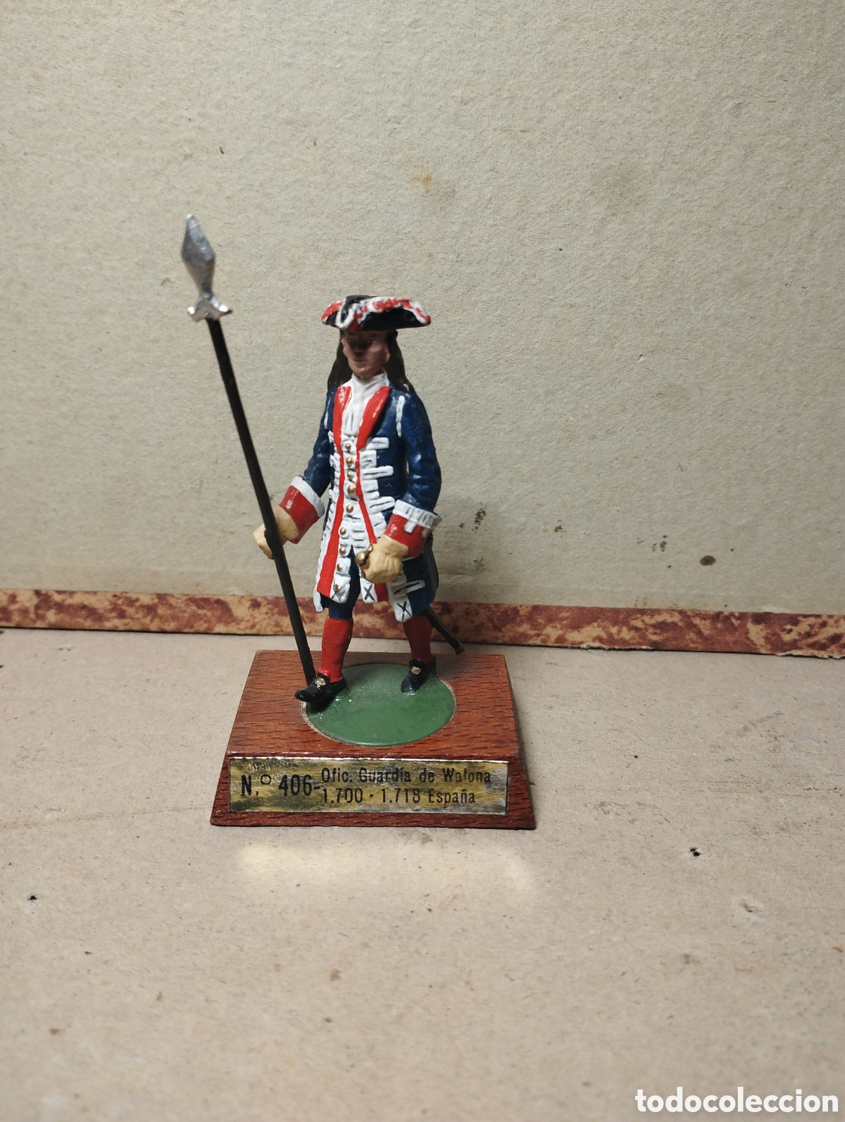 Juguetes antiguos: Soldado de plomo Alymer 54 mm