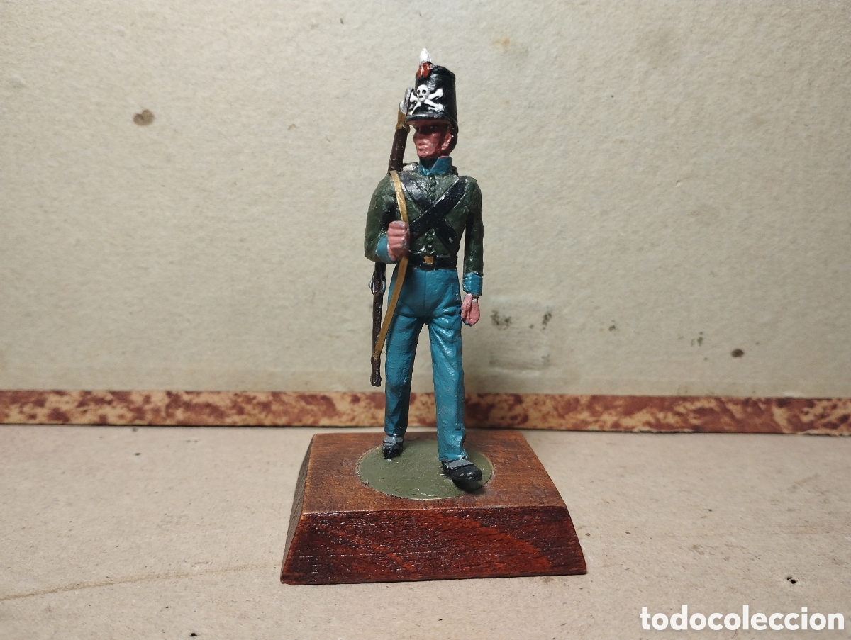 Juguetes antiguos: Soldado de plomo Alymer 54 mm