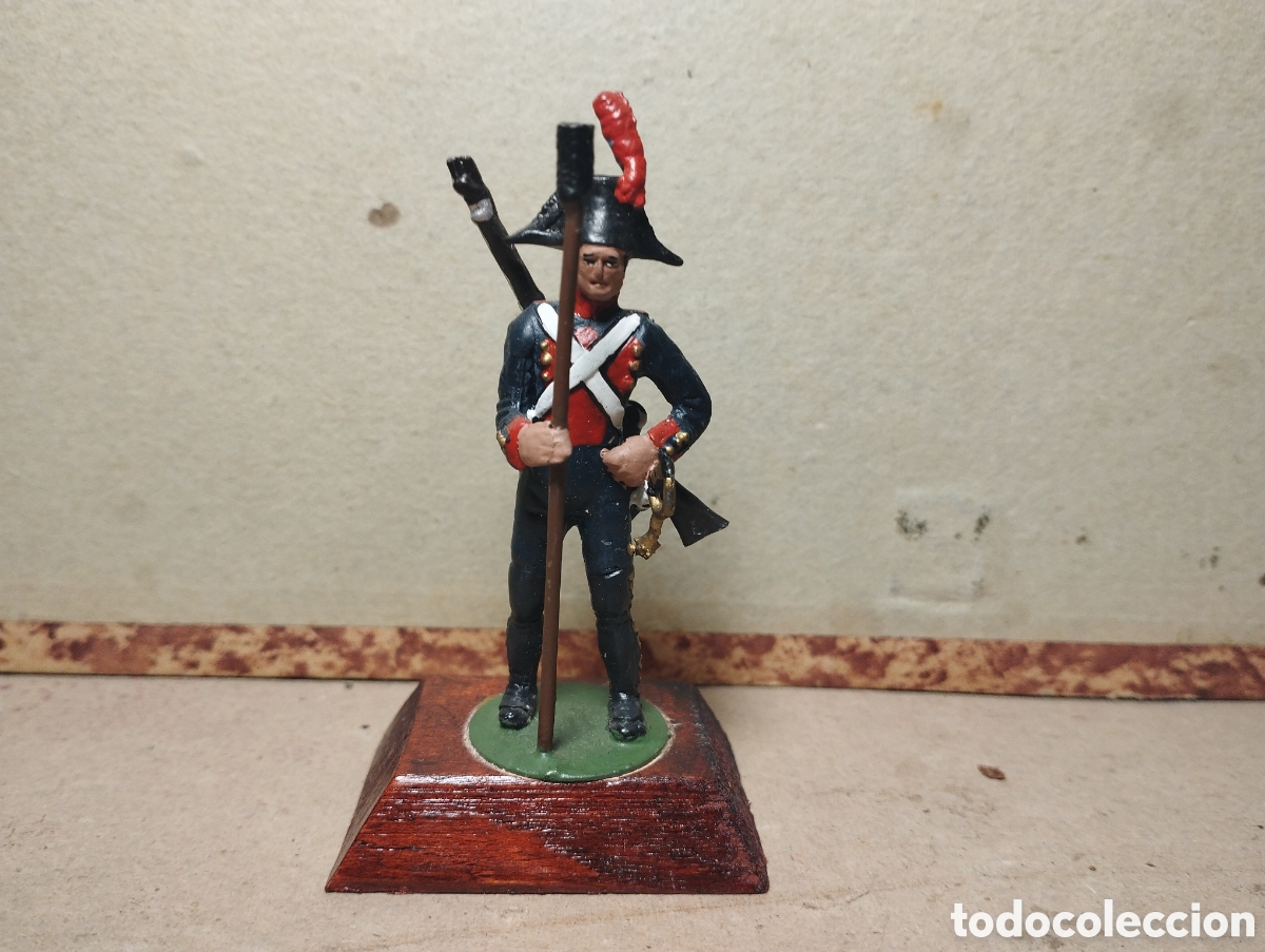 Juguetes antiguos: Soldado de plomo Alymer 54 mm