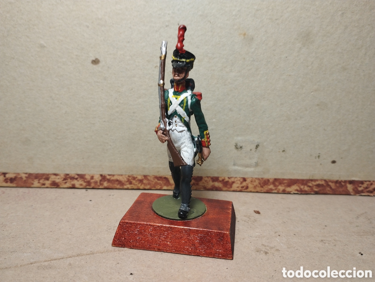Juguetes antiguos: Soldado de plomo Alymer 54 mm
