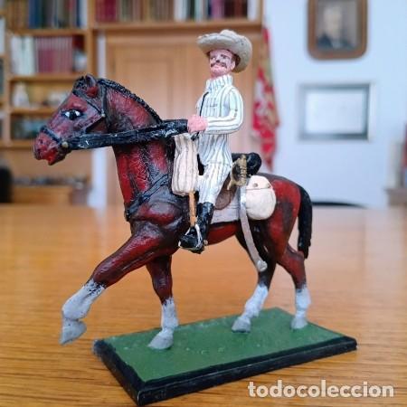 Juguetes antiguos: SOLDADO DE PLOMO - ALYMER 54MM - COMANDANTE ESPA&Ntilde;OL EN FILIPINAS 1898 - 54 MM
