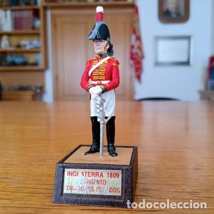 Juguetes antiguos: SOLDADOS DE PLOMO- 54 MM - SOLDAT - EJERCITO BRITANICO: SARGENTO DE DRAGONES PESADOS 1809 - 54MM