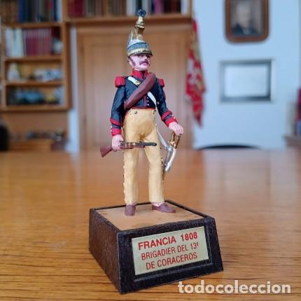 Juguetes antiguos: SOLDADOS DE PLOMO- 54 MM - SOLDAT - EJERCITO FRANCES: BRIGADIER DEL 13&ordm; DE CORACEROS 1808 - 54MM