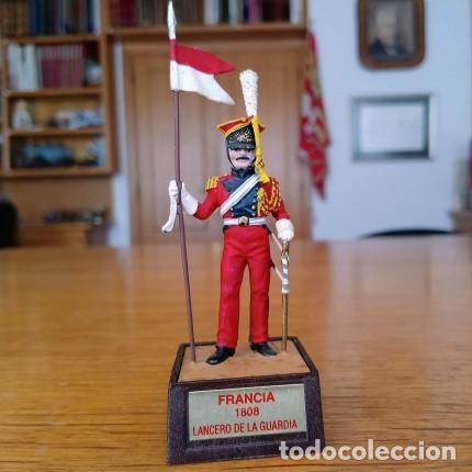 Juguetes antiguos: SOLDADOS DE PLOMO- 54 MM - SOLDAT - EJERCITO FRANCES: LANCERO DE LA GUARDIA 1808 - 54MM