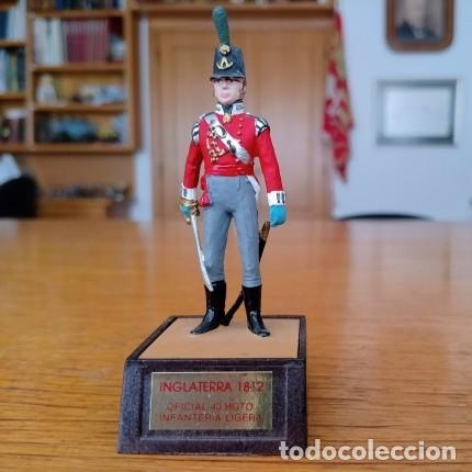 Juguetes antiguos: SOLDADOS DE PLOMO- 54 MM - SOLDAT - EJERCITO BRITANICO: OFICIAL 43&ordm; REG. ARTILLERIA LIGERA 1812