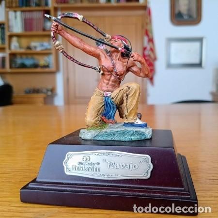 Juguetes antiguos: SOLDADOS DE PLOMO - 90 MM - NUMBERG MEISTERZINN - INDIO NAVAJO