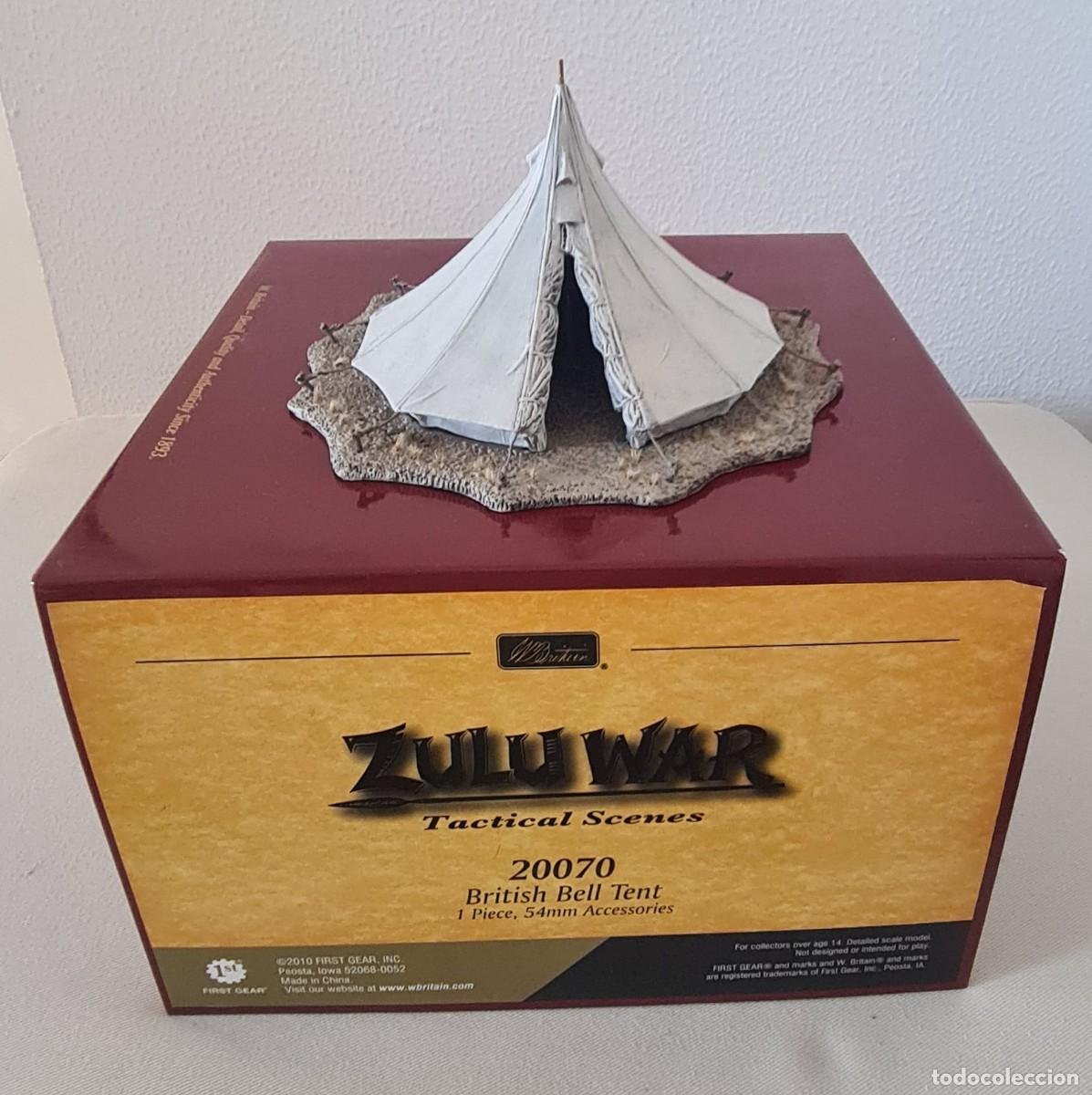 Juguetes antiguos: W. BRITAIN ZULU WAR REF. 20070 BRITISH BELL TENT (RETIRED) NO KING & COUNTRY