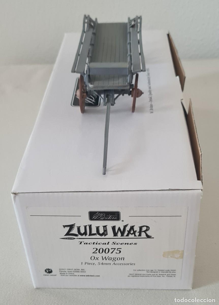 Juguetes antiguos: W. BRITAIN ZULU WAR REF. 20075 OX WAGON (RETIRED) NO KING & COUNTRY