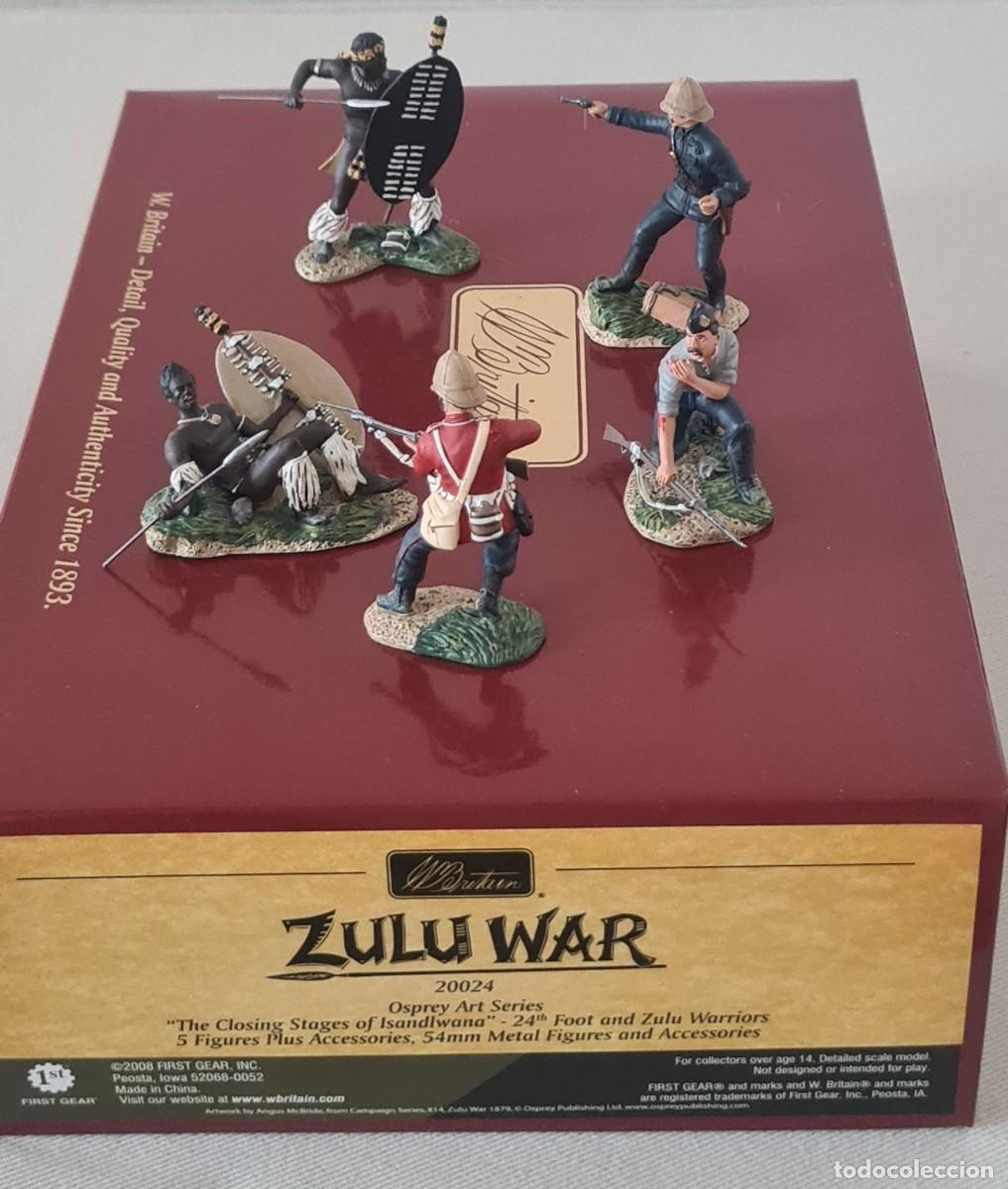 Juguetes antiguos: W. BRITAIN ZULU WAR REF. 20024 &rdquo; THE CLOSING STAGES OF ISANDLWANA &rdquo; (RETIRED) NO KING & COUNTRY