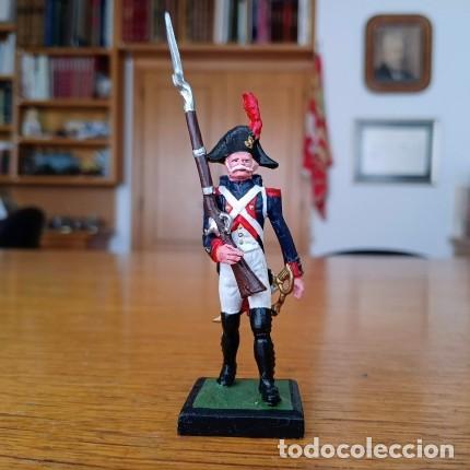 Juguetes antiguos: SOLDADO DE PLOMO - ALYMER 54 MM - Napoleonico - Soldado Veterano. Francia 1811 - 54MM
