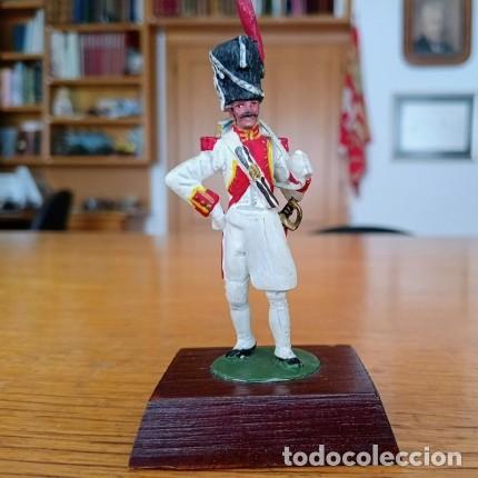 Juguetes antiguos: SOLDADO DE PLOMO - ALYMER 54 MM - Napole&oacute;nico: Tambor de Granaderos 1808 ExHolandeses. - 54MM