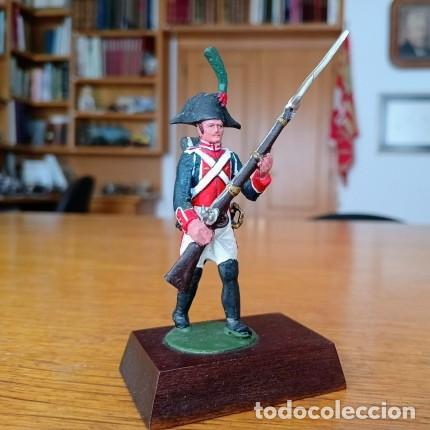 Juguetes antiguos: SOLDADO DE PLOMO - ALYMER 54MM - Napole&oacute;nico: Infanter&iacute;a de Linea Espa&ntilde;ola. Regimiento C&oacute;rdoba 1808
