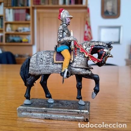 Juguetes antiguos: SOLDADO DE PLOMO - ALYMER 54MM - EMPERADOR CARLOS V - ESPA&Ntilde;A REY 54 MM CARLOS I
