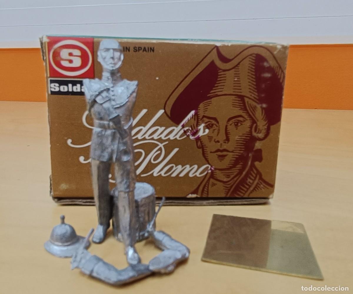 Juguetes antiguos: BONITO SOLDADO DE METAL DE LA DESAPARECIDA FIRMA SOLDAT, CON SU EMBALAJE ORIGINAL