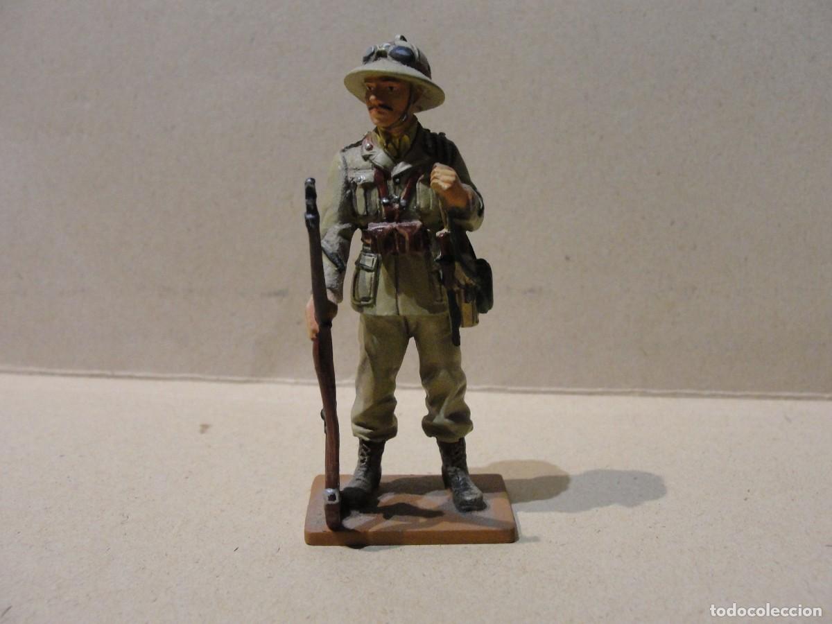 Juguetes antiguos: soldado de plomo INFANTERIA CORPORAL ABYSSINIA ITALY 1935 DEL PRADO