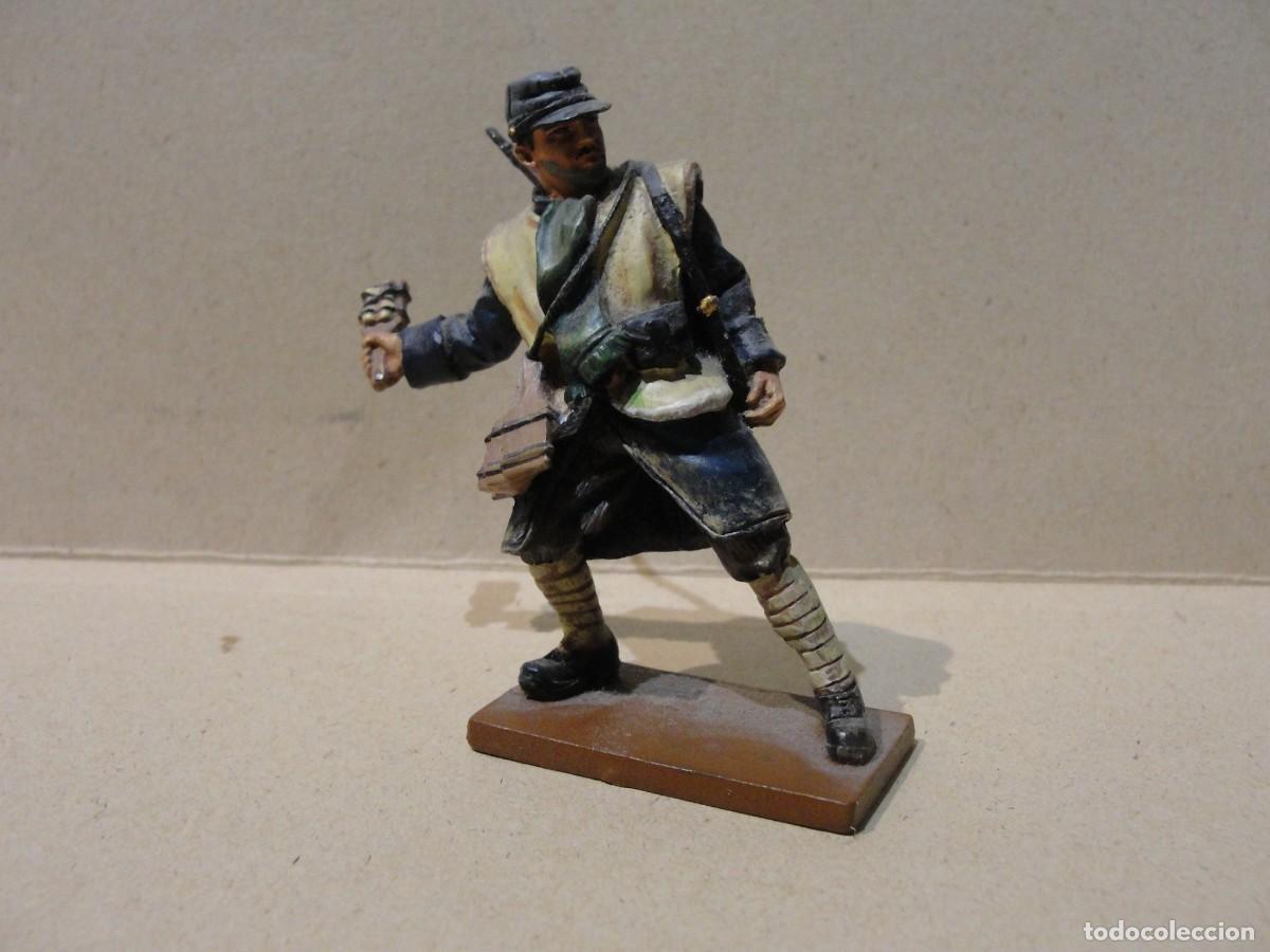 Juguetes antiguos: soldado de plomo CAPORAL 8eme Regimiento infanteria FRANCE 1914-1915 DEL PRADO