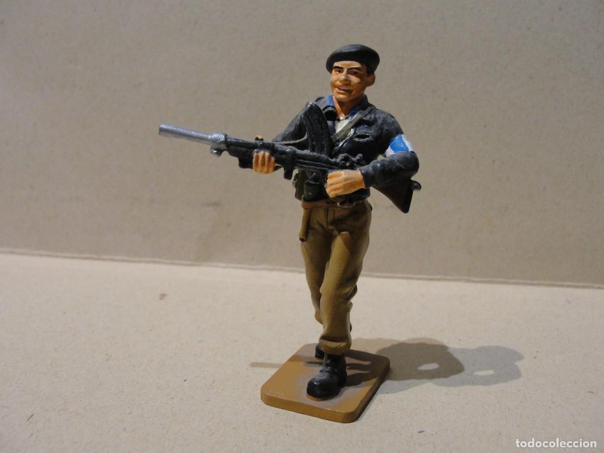 Juguetes antiguos: soldado de plomo MAQUISARD RESISTANCE FRANCE 1944 DEL PRADO