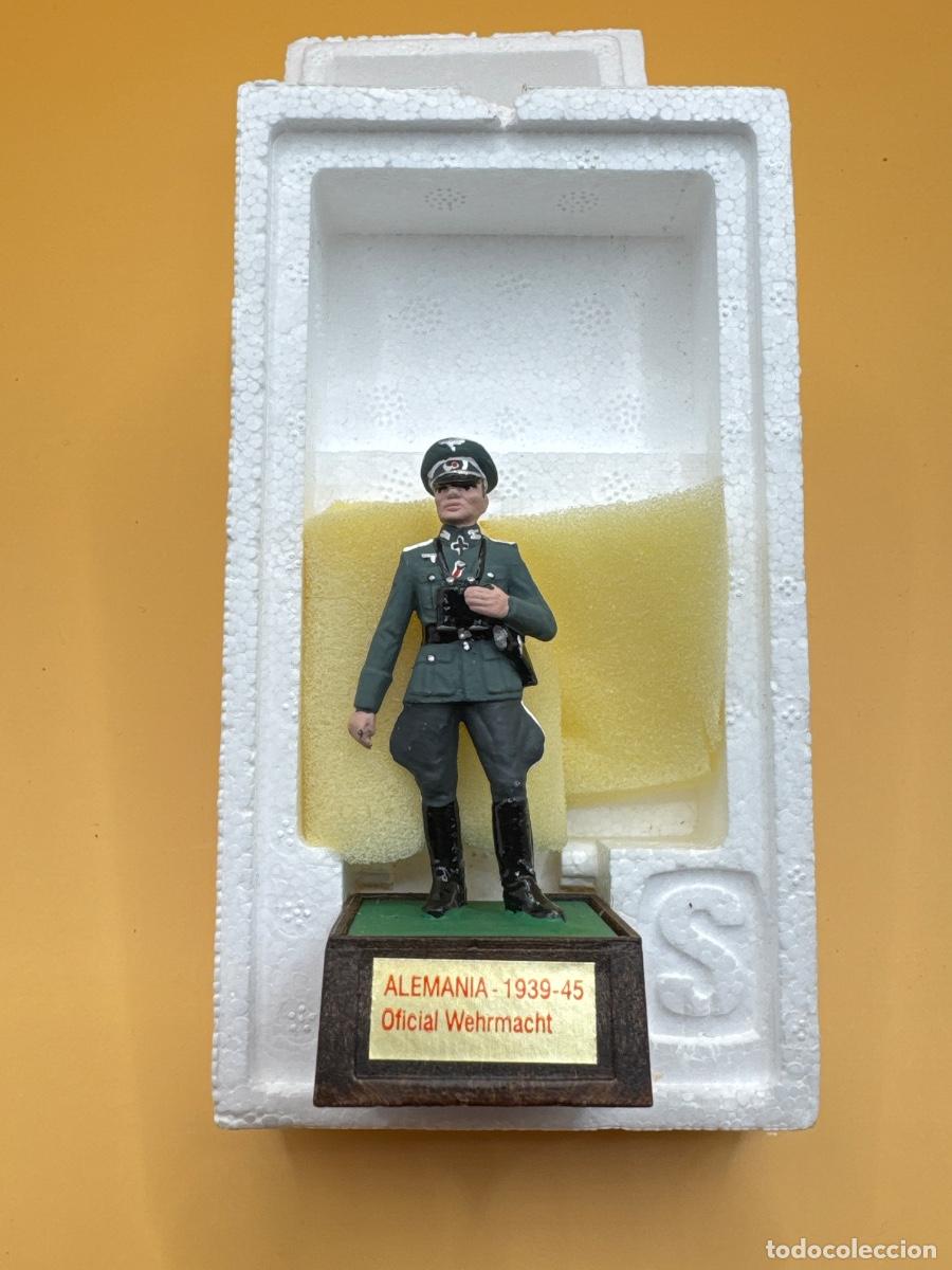 Juguetes antiguos: Soldado de Plomo - oficial wehrmacht 1939-45, Alemania - Marca Soldat - con Caja Original