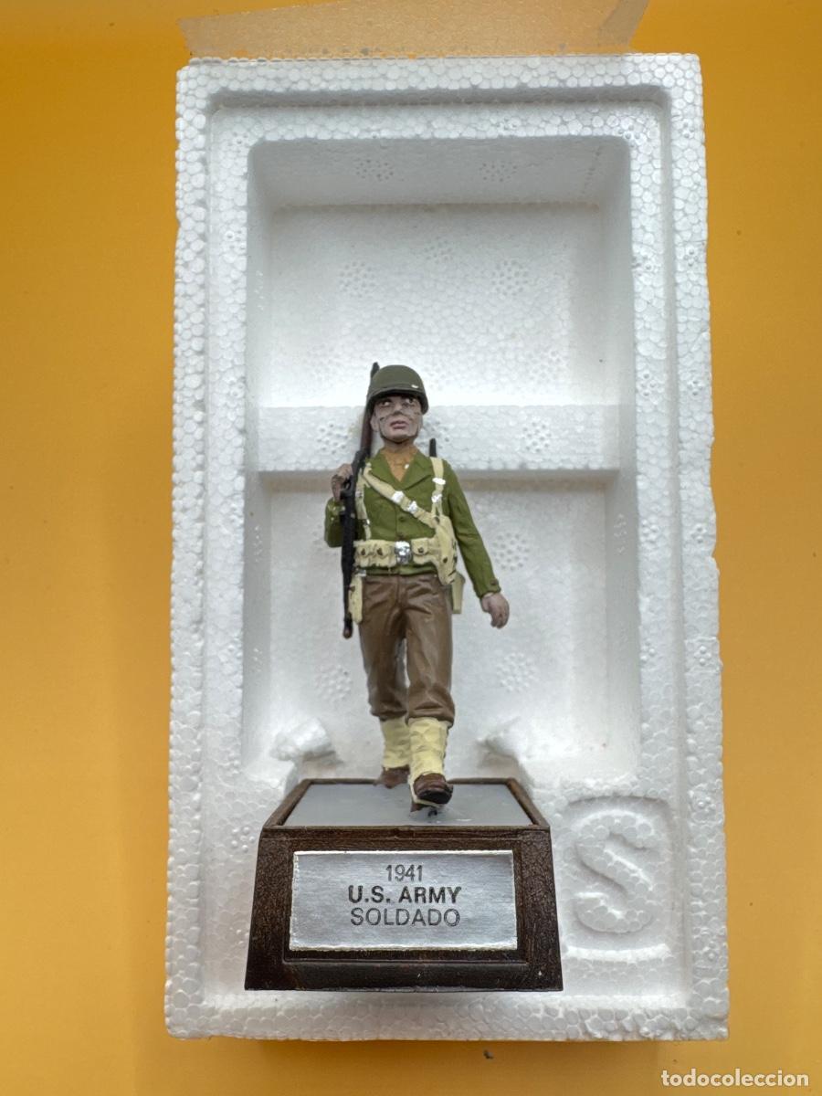 Juguetes antiguos: Soldado de Plomo - us army 1941- Marca Soldat - con Caja Original