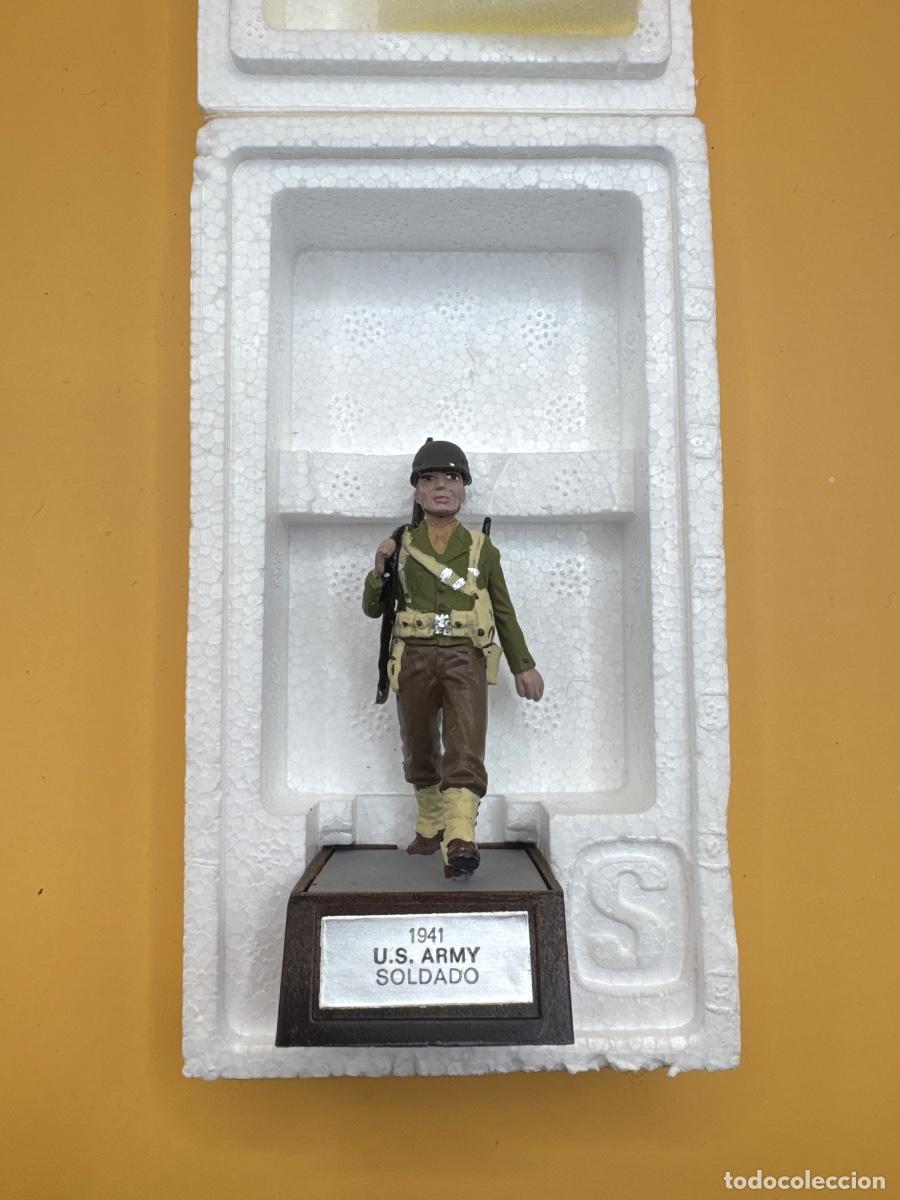 Juguetes antiguos: Soldado de Plomo - us army 1941- Marca Soldat - con Caja Original