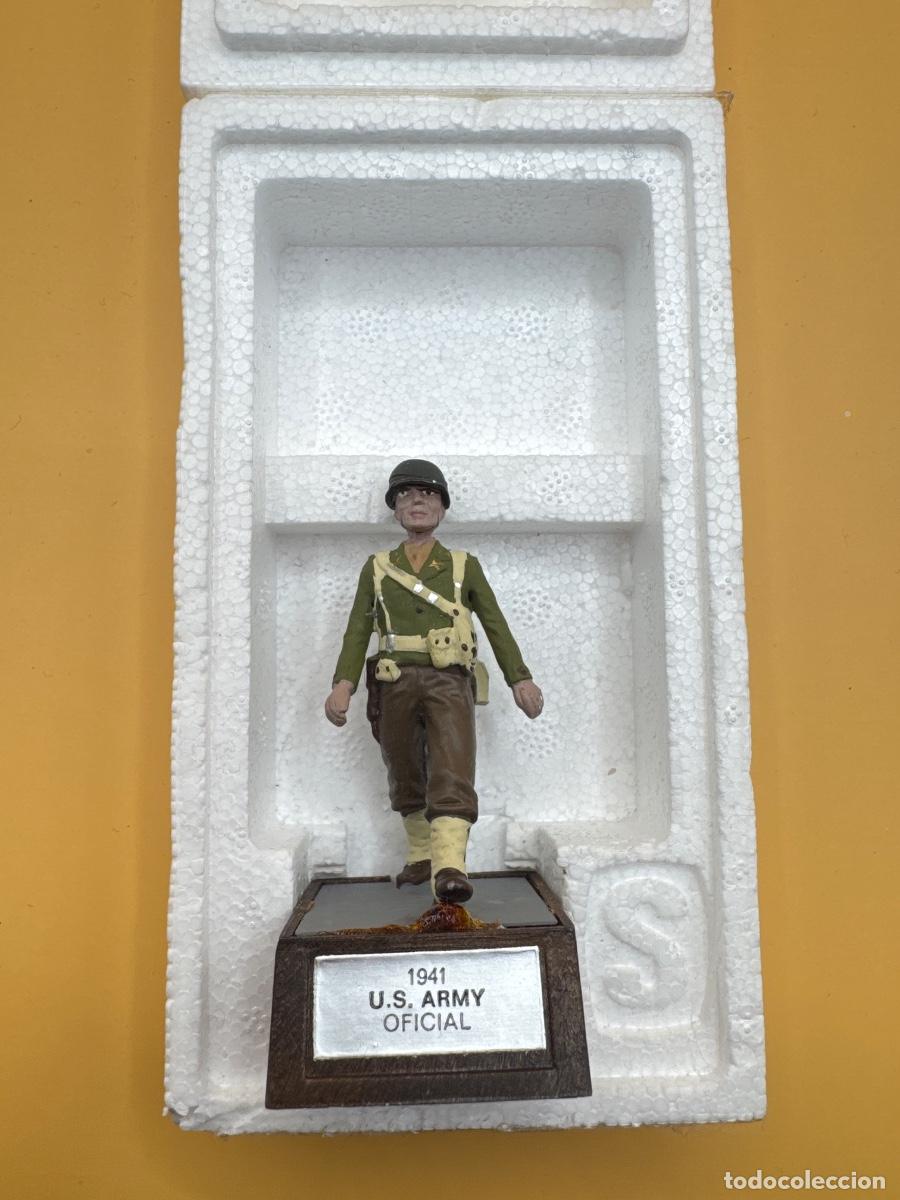 Juguetes antiguos: Soldado de Plomo - us army oficial 1941- Marca Soldat - con Caja Original