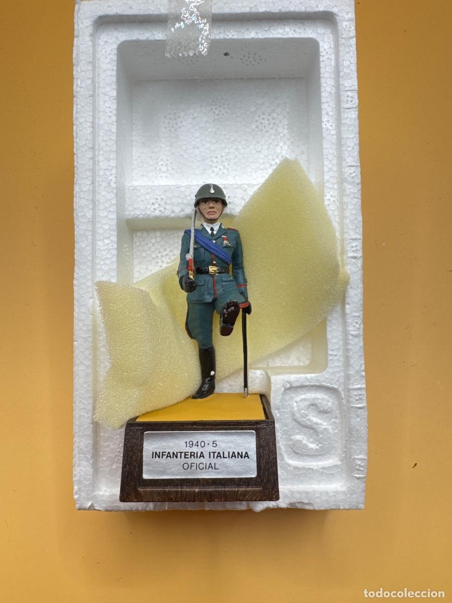 Juguetes antiguos: Soldado de Plomo - oficial italiano 1940-45- Marca Soldat - con Caja Original