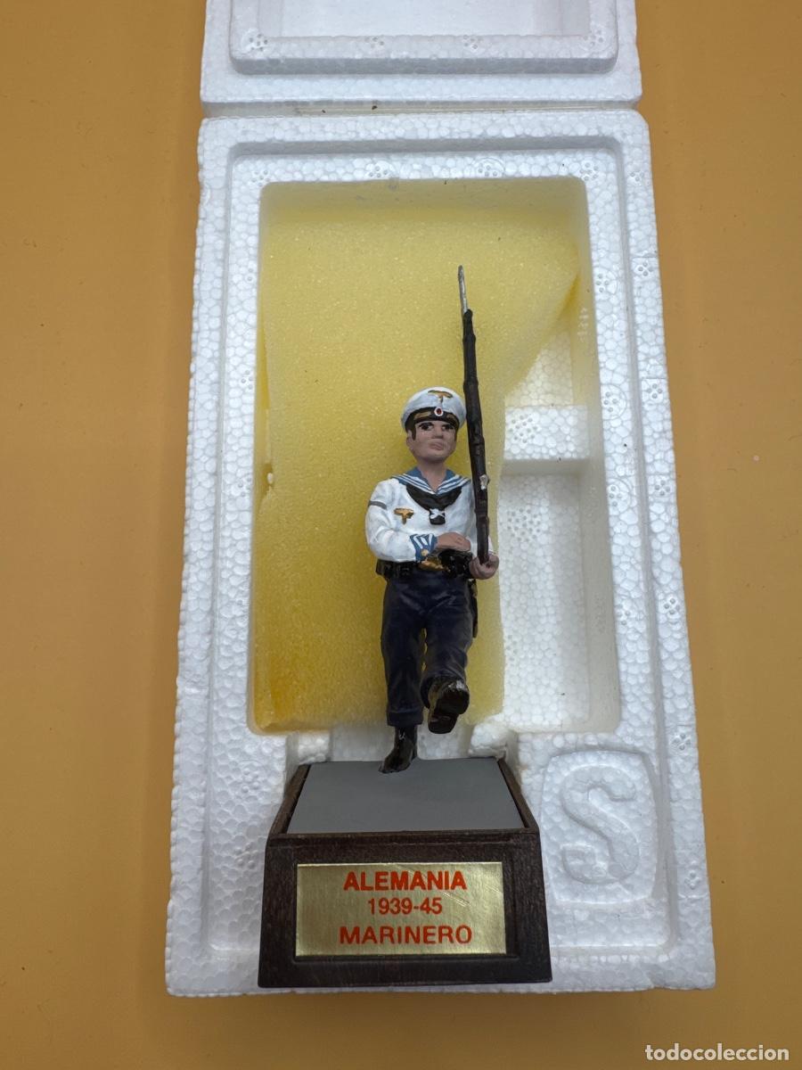 Juguetes antiguos: Soldado de Plomo - marinero alem&aacute;n 1939-45- Marca Soldat - con Caja Original