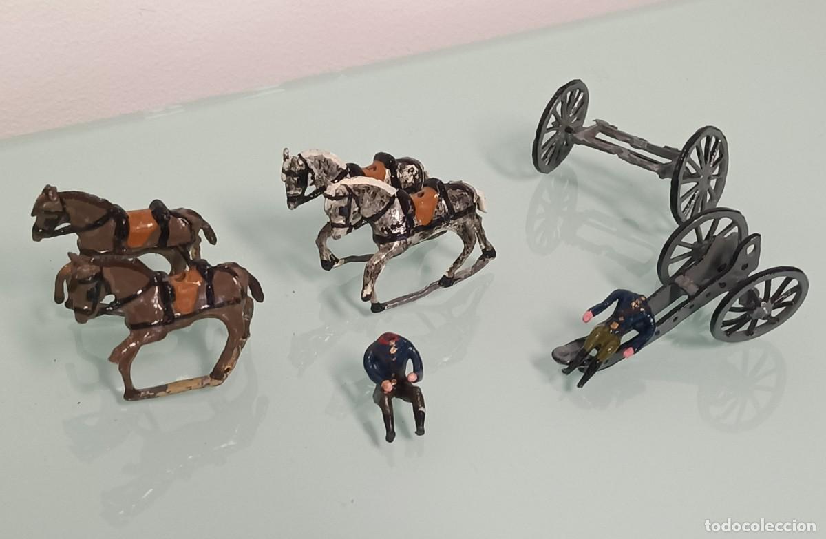 Juguetes antiguos: Antiguos Soldados de plomo. Palomeque, Eulogio, Capell, Teo o Casanellas. Caballos y soldados sin ca