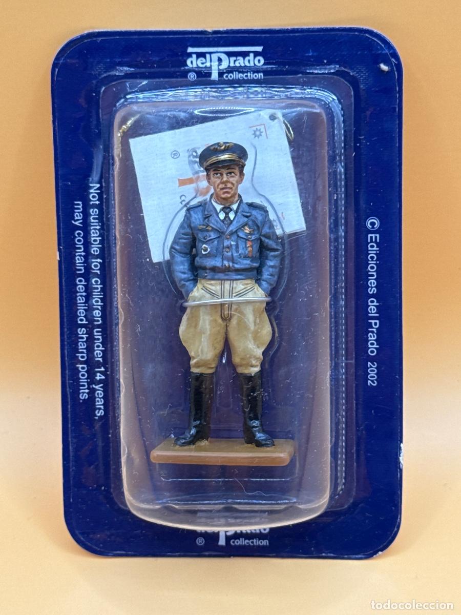 Juguetes antiguos: Figura de plomo de un Comandante Ruso FAFL , Francia a&ntilde;o 1943 ,delPrado
