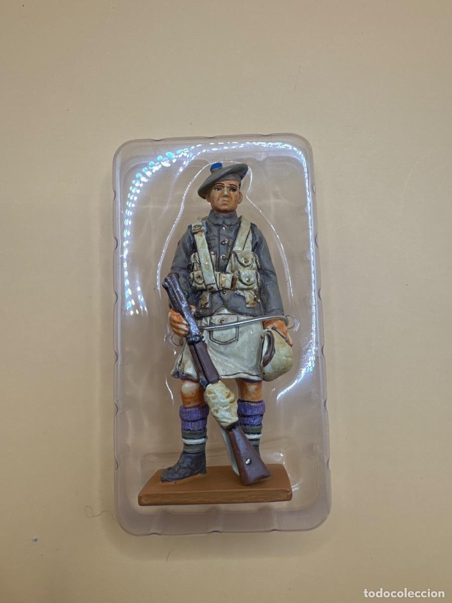 Juguetes antiguos: soldado de plomo PRIVATE LONDON SCOTTISH REGT. UK 1917 DEL PRADO